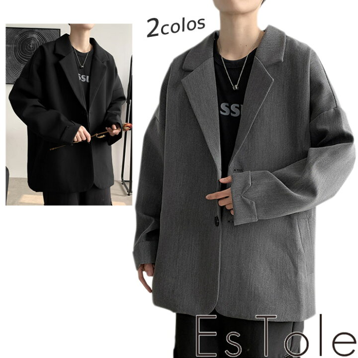 楽天市場】【送料無料】EsTole オーバーサイズシングルジャケット 