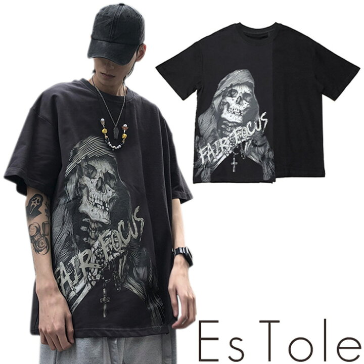 楽天市場】【送料無料】EsTole ネクロマンサー変形Tシャツ Tシャツ 