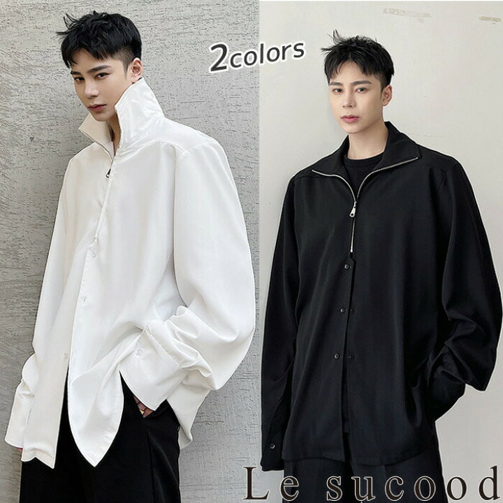 楽天市場】【Le sucood】 ハーフジップアップシャツ ハーフジップ 