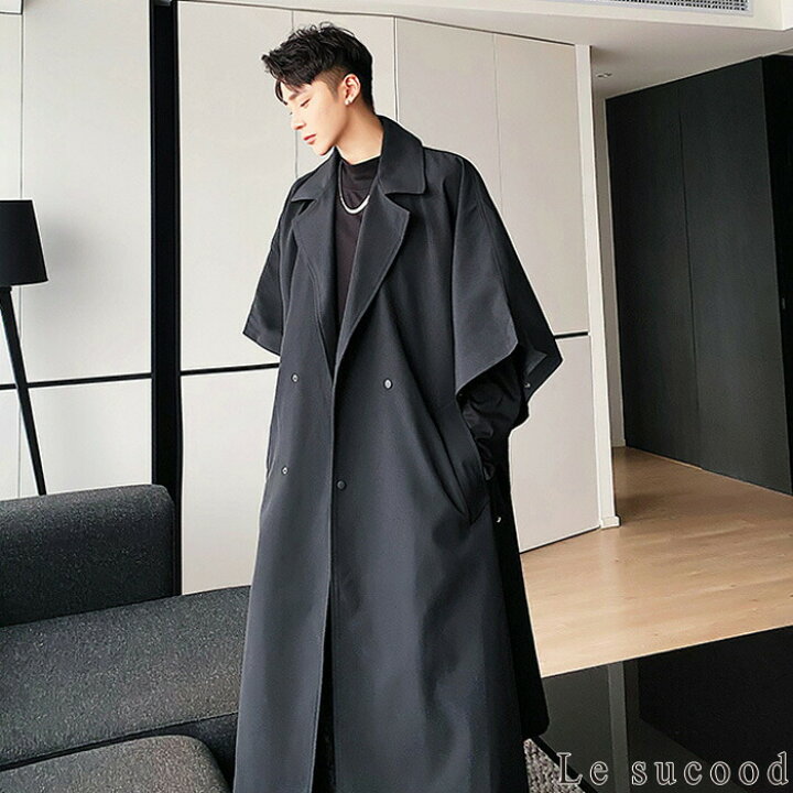 楽天市場】【Le sucood】2wayロングケープコート トレンチコート 