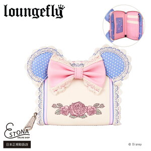 yLoungeflyzDISNEY MINNIE FLORAL AND LACE EARS ZIP AROUND WALLET  EWtC EHbg fBYj[ EFfBO z K J[h  t[ [X {