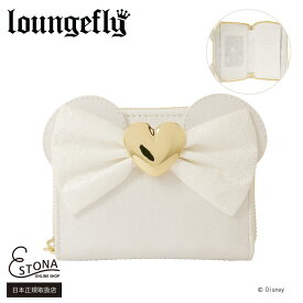 【Loungefly公式】 DISNEY WEDDING ZIP AROUND WALLET │ ラウンジフライ ウォレット ディズニー ウェディング 財布 カード入れ