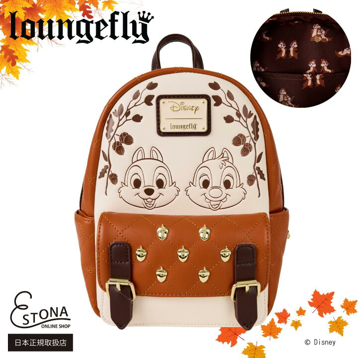 楽天市場】【Loungefly公式】DISNEY CHIP AND DALE QUILTED MINI 
