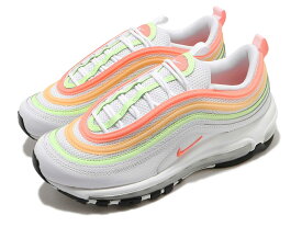 NIKE W AIR MAX 97 ESSナイキ エア マックス 97 ESS レディ カジュアル シューズ Melon Tint/Barely Volt/Atomic Pink 20-08-0207#80