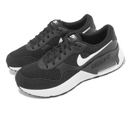 NIKE AIR MAX SYSTM GS ナイキ キッズ、レディースシューズBLACK WHITE 23-02-S #70