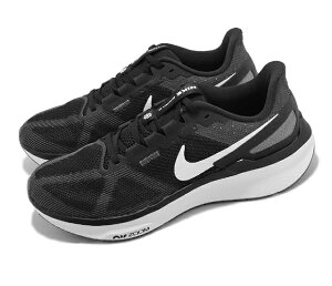 NIKE AIR ZOOM STRUCTURE 25 �i�C�L �����Y�����j���O�V���[�Y BLACK 23-10-S#70