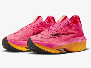 NIKE AIR ZOOM ALPHAFLY NEXT% 2 iCL GA Y[ At@tC lNXg% 2 sNIW PINK ORANGE 23-04-S#100