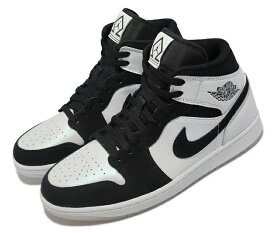 NIKE AIR JORDAN 1 MID SE ナイキ エア ジョーダン 1 ミッド SE 【DIAMOND SHORTS】【ダイヤモンド ショーツ】 白黒-J