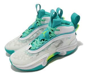 NIKE AIR JORDAN XXXVI GUO GS 36 iCL LbYAfB[XV[YWHITE/ GREEN 22-04-T#100 -J