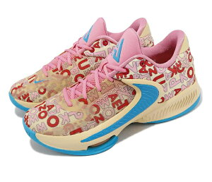 NIKE ZOOM FREAK 4 EP�i�C�L �Y�[�� �t���[�N 4 EPLight Cloud Nylon/Lightning Blue/Coral Pink