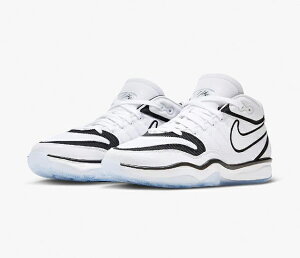 NIKE AIR ZOOM G.T. HUSTLE 2 EPiCL GA Y[ GT nbX 2 WHITE BLACK 24-01-S#70