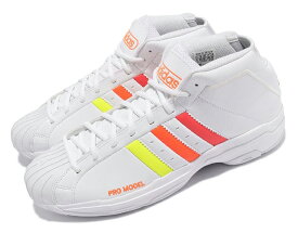 ADIDAS PRO MODEL 2Gアディダス メンズ バスケットボール シューズWHITE ORANGE 22-05-S#70