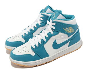 NIKE AIR JORDAN 1 MIDiCL GA W[_ 1 ~bhBLUE GOLD 23-04-S#100