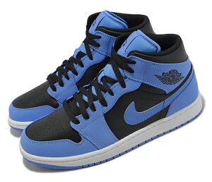 NIKE AIR JORDAN 1 MIDiCL GA W[_ 1 ~bh BLUE 23-10-S#100