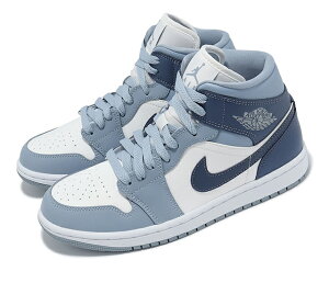 NIKE WMNS AIR JORDAN 1 MID iCL fB[XJWAV[YBLUE 24-01-S#70