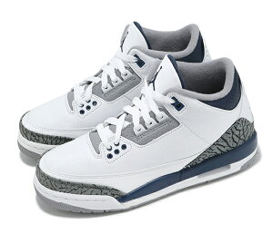 NIKE AIR JORDAN 3 RETRO GS iCL LbYAfB[XV[Y NAVY 24-01-S#100