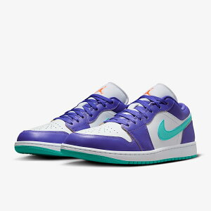 iCL NIKE AIR JORDAN 1 LOW SEGAW[_1 [ Hornets z[lbcPsychic Purple/Hyper Jade/White/Cone 24-09-S#100