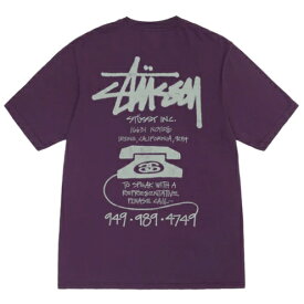 ステューシー STUSSY メンズ トップス Tシャツ【STUSSY OLD PHONE PIG.DYED TEE】【オールドフォン】