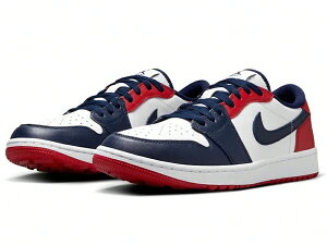 iCL NIKE AIR JORDAN 1 LOW GOLFGA W[_ 1 [ St  WHITE/OBSIDIAN-VARSITY RED