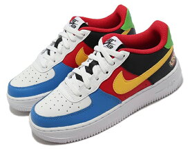 NIKE AIR FORCE 1 LOW QS (GS)ナイキ エア フォース 1 QS（GS)【UNO 50th Anniversary】【ウノ】 22-02-T#100