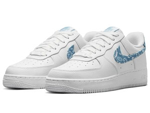 NIKE WMNS AIR FORCE 1 07 ESSiCL EBY GA tH[X 1 07 GbZVyCY[ WHITE/BLUE/PAISLEY #7