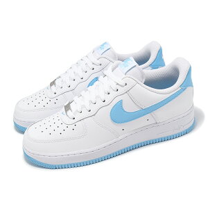 NIKE AIR FORCE 1 07iCL GAtH[X 1 '07WHITE BLUE 24-05-S#100