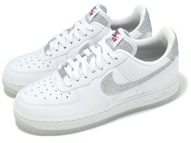 ナイキ NIKE WMNS AIR FORCE 1 07 LX【GREY BLING】【GLITTER】ウィメンズ エアフォースワン '07 LX白灰銀 WHITE/COOL GREY