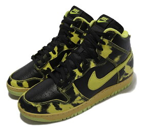 NIKE DUNK HIGH 1985 SP ナイキ メンズカジュアルシューズBLACK YELLOW 22-04-T#70 -J