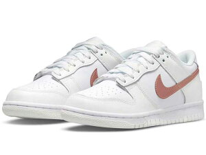 NIKE DUNK LOW (GS)iCL _N LOW GS sN White/Pink -J