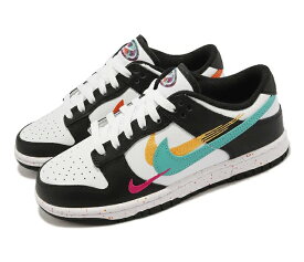 NIKE WMNS DUNK LOW ナイキ レディースカジュアルシューズWHITE BLACK 23-01-S#100