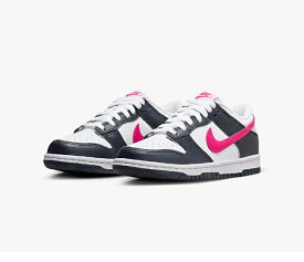 NIKE DUNK LOW GSナイキ キッズ、レディースシューズPINK 23-12-S #70