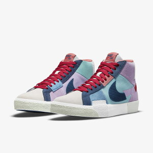 �y�i�C�L(NIKE)�zSB ZOOM BLAZER MID PRM �}���`�J���[ ?�� �����Y ���j�Z�b�N�X (DA8854-500)