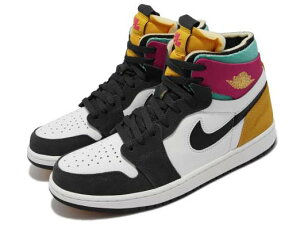 NIKE AIR JORDAN 1 ZOOM AIR CMFTiCL GAW[_ 1 Y[ GA CMFT }`J[ University Gold/Washed Teal/Rush Pink