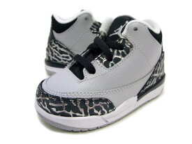 NIKE JORDAN 3 RETRO BT(TD) 【Wolf Grey】【ウルフグレイ】ナイキ ジョーダン 3 レトロ トドラー灰黒