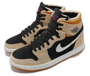 NIKE AIR JORDAN 1 ZOOM AIR CMFTiCL GAW[_ 1 Y[ GA CMFT WHEAT/KHAKI BLACK 22-02-T#60