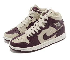 NIKE WMNS AIR JORDAN 1 MID SEiCL fB[XJWAV[YCHERRYWOOD 22-11-S#100
