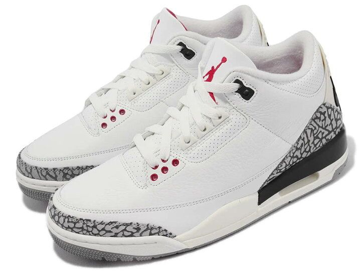 楽天市場】NIKE AIR JORDAN 3 RETRO 【WHITE CEMENT REIMAGINED  