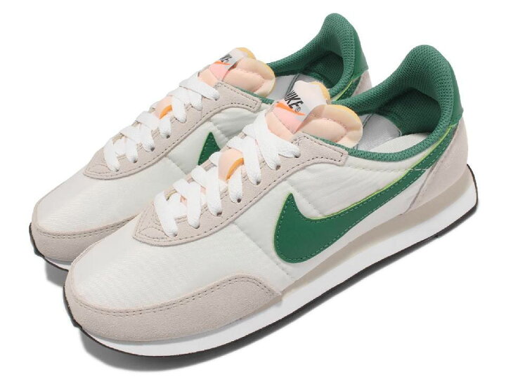 NIKE WMNS WAFFLE TRAINER ナイキ ウィメンズ ワッフル トレーナー 白緑 Light Bone Green  21-10-L#70 -J ＥＳＴ premium