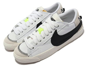 NIKE WMNS BLAZER LOW 77 JUMBO iCL EBY uU[ [ 77 W{  WHITE BLACK 22-02-T#70 -J