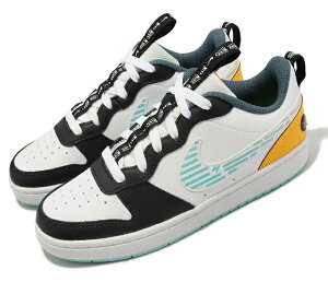 NIKE COURT BOROUGH LOW 2 SE GSiCL R[g o[E [ 2 GS WHITE LASER ORANGE 22-10-S #80