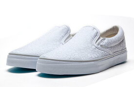 VANS VAULT CLASSIC SLIP-ON LX 【TAKASHI MURAKAMI】【村上隆】バンズ ボルト クラシック スリップオン 白花