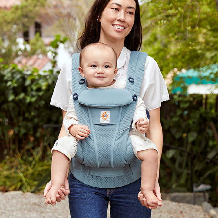 楽天市場】エルゴ 抱っこ紐 オムニ ブリーズ メッシュ スレートブルー 