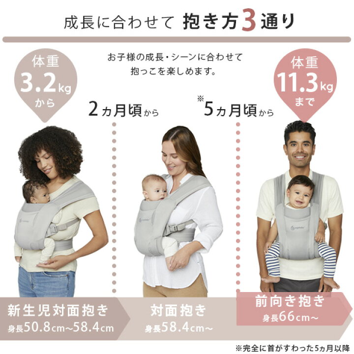 楽天市場】＼レビュー特典／ エルゴベビー エンブレース ソフトエア 