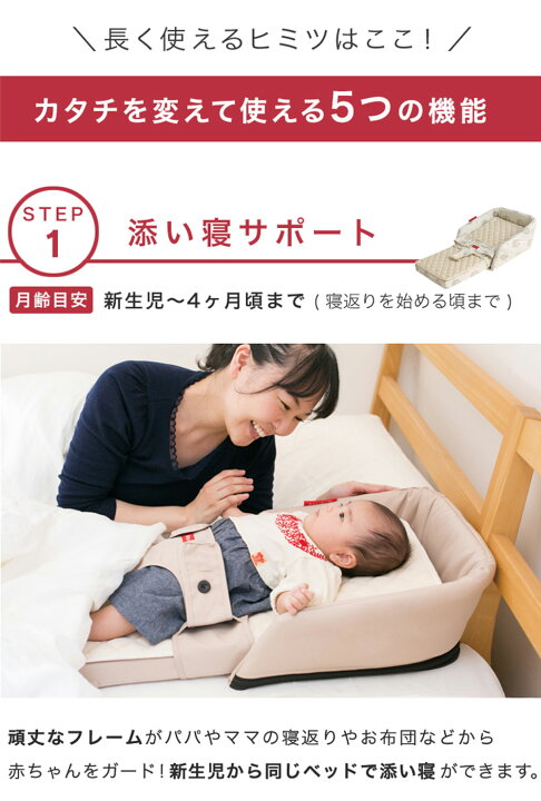 楽天市場】ファルスカ farska ベッドインベッド フレックス ( 赤ちゃん  