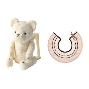 マールマール MARLMARL ぬいぐるみリュック 2点セット【 BFFプラス + スタイ ドルチェ】(BFF+ スタイ ベビー 赤ちゃん 子供 キッズ 女の子 男の子 よだれかけ つけ襟 リュック ぬいぐるみ 可愛い