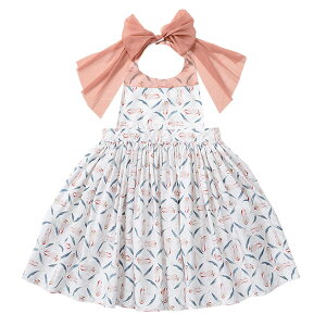 マールマール MARLMARLエプロン ブーケ for Kids ( 100 - 110 cm ) ( ベビー 赤ちゃん キッズ 女の子 スタイ ビブ ドレスエプロン お食事エプロン ワンピース ドレス リボン 結婚式 お呼ばれ かわいい