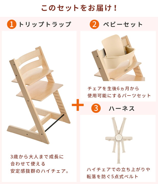楽天市場】【レビュー特典＆専用トレイ付き！】ストッケ トリップ 