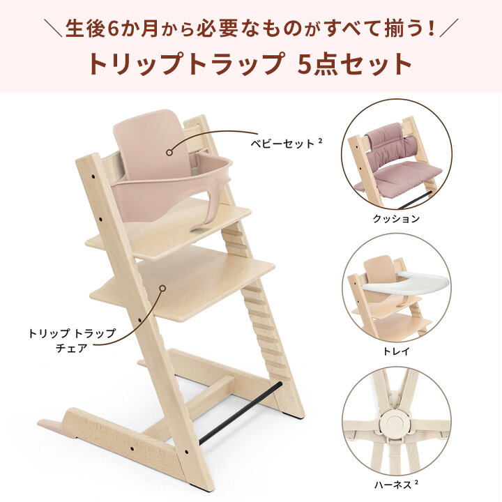 楽天市場】＼当店限定カラーあり／ ストッケ トリップトラップ【5点 