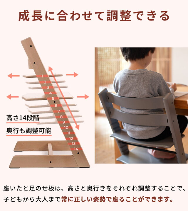 楽天市場】【レビュー特典】ストッケ トリップトラップ ハイチェア  