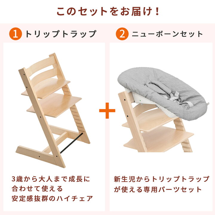楽天市場】【正規販売店】 ストッケ トリップトラップ ＋ ニューボーン 